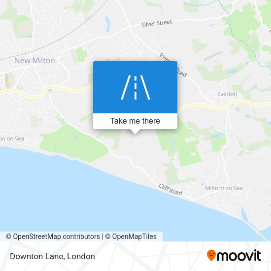 Downton Lane map
