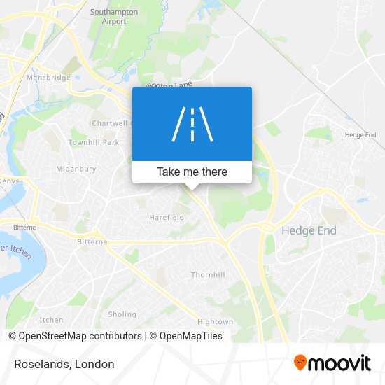 Roselands map