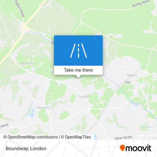 Boundway map