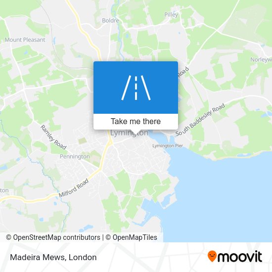 Madeira Mews map