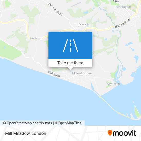 Mill Meadow map