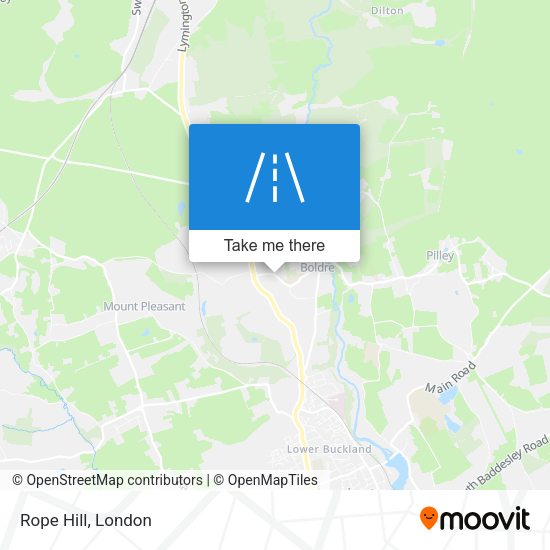 Rope Hill map