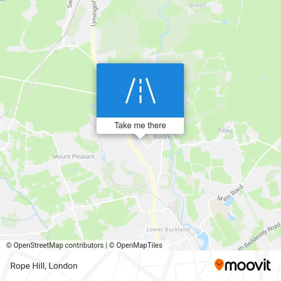 Rope Hill map