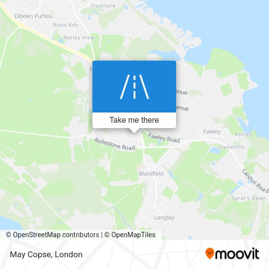 May Copse map
