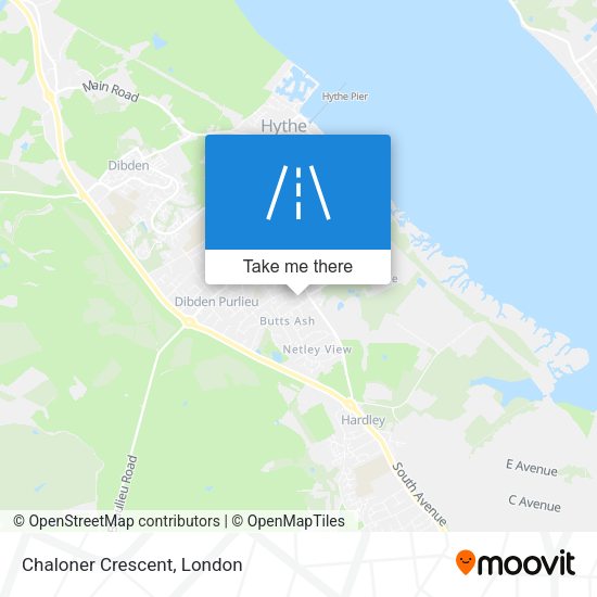 Chaloner Crescent map
