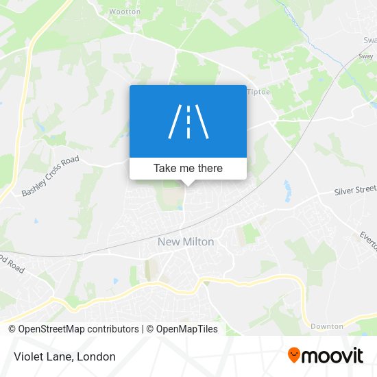 Violet Lane map