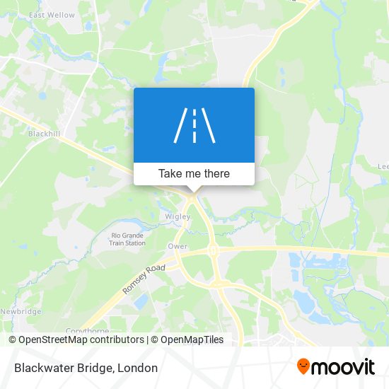 Blackwater Bridge map