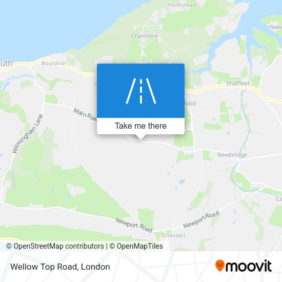 Wellow Top Road map