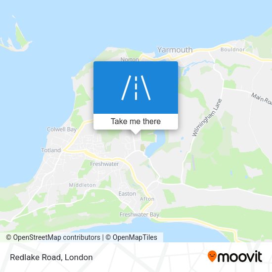 Redlake Road map