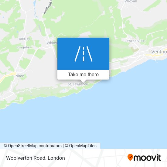Woolverton Road map