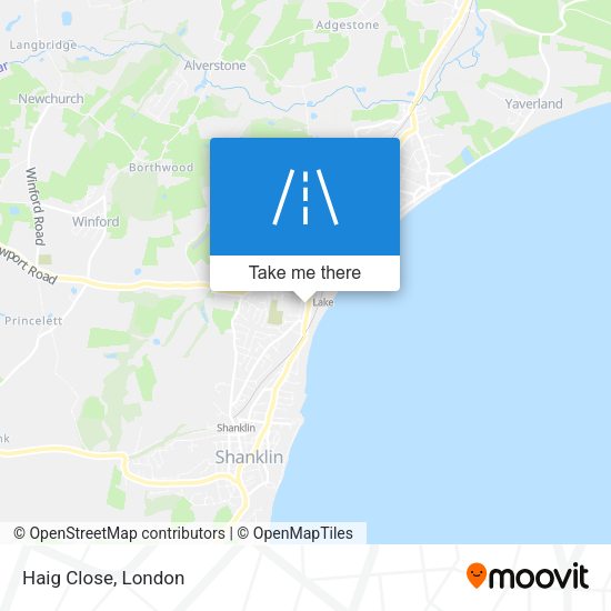 Haig Close map