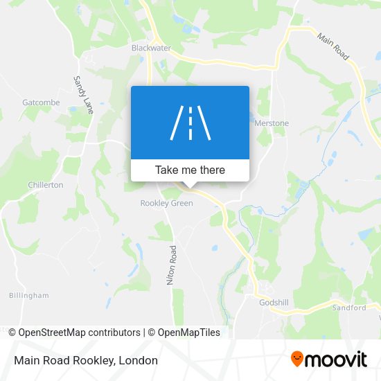 Main Road Rookley map
