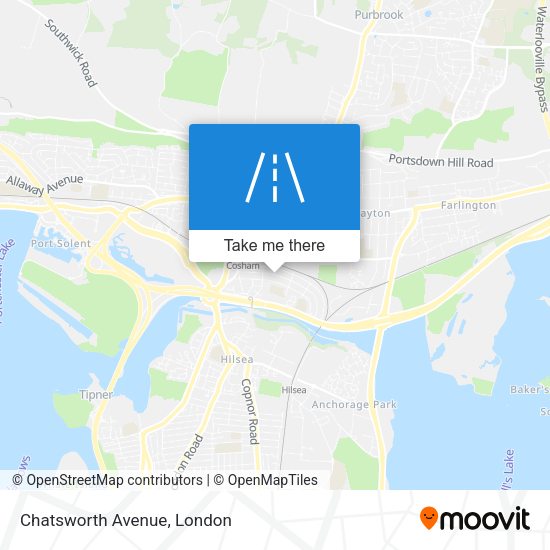 Chatsworth Avenue map
