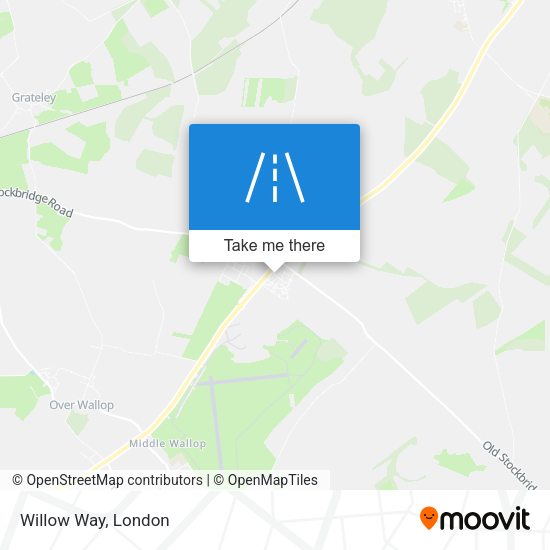 Willow Way map