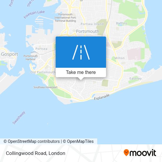 Collingwood Road map