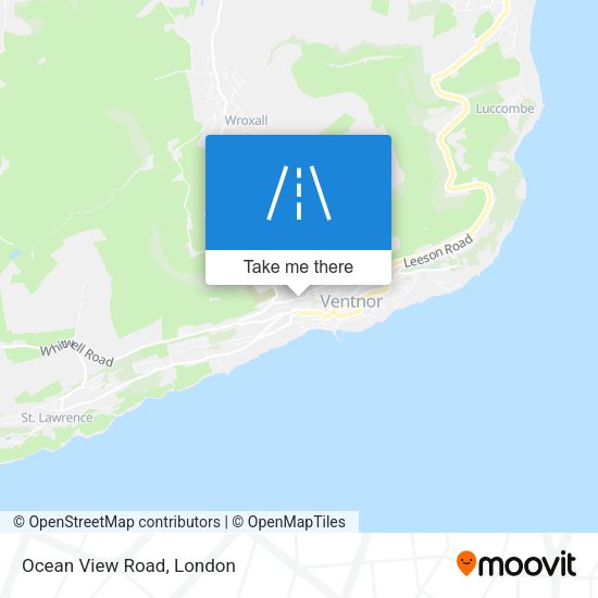 Ocean View Road map