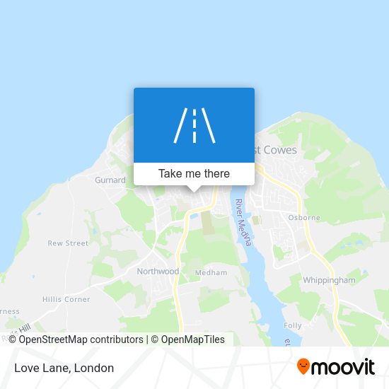 Love Lane map