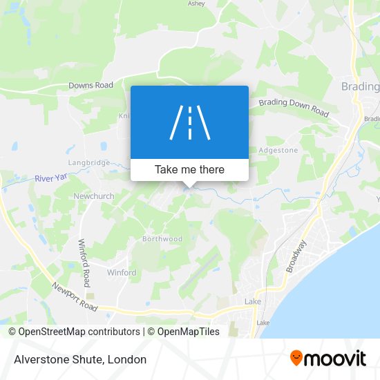 Alverstone Shute map