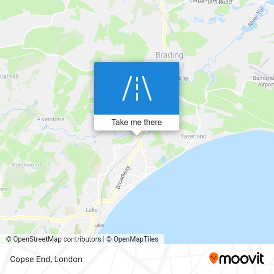 Copse End map