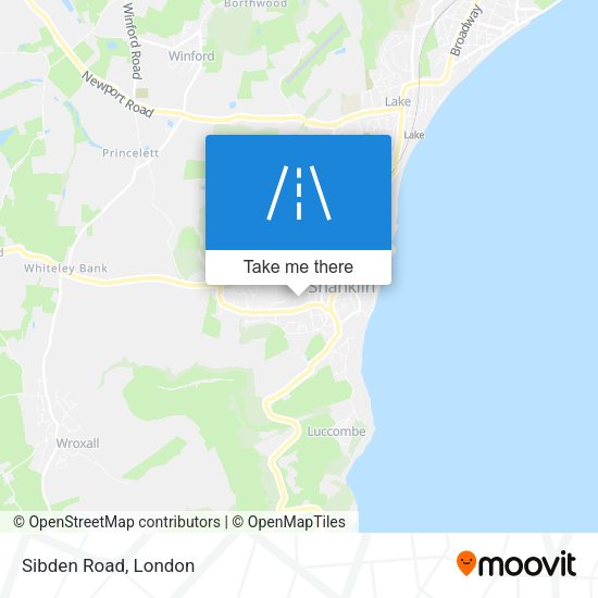 Sibden Road map