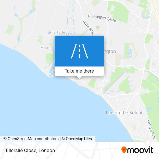 Ellerslie Close map