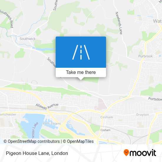 Pigeon House Lane map
