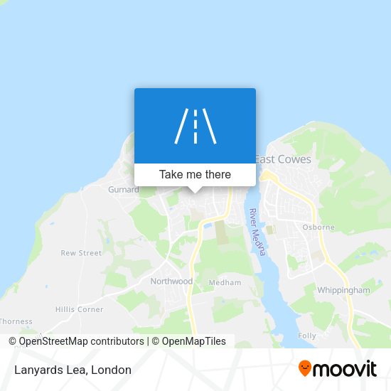 Lanyards Lea map