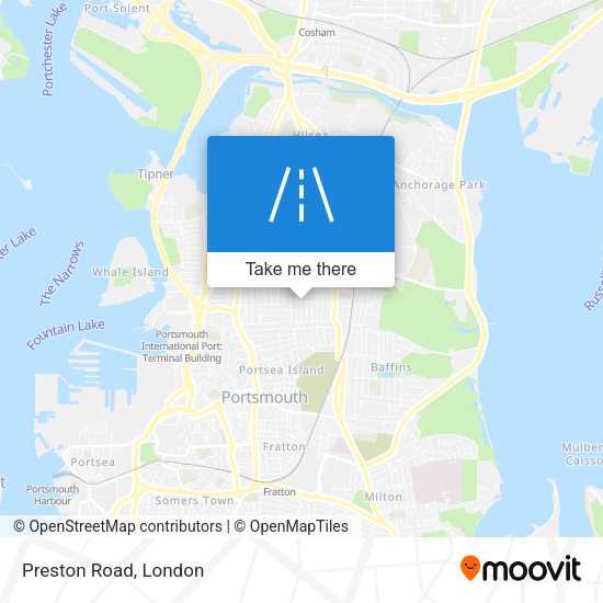 Preston Road map