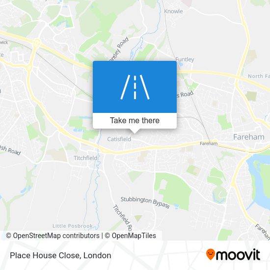 Place House Close map