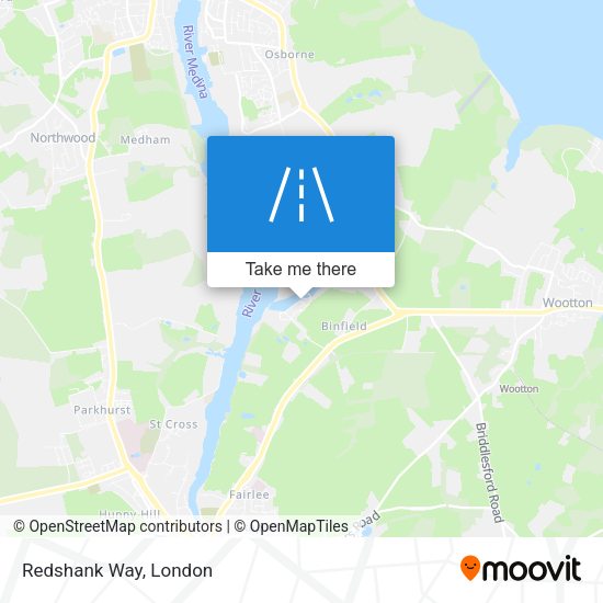 Redshank Way map