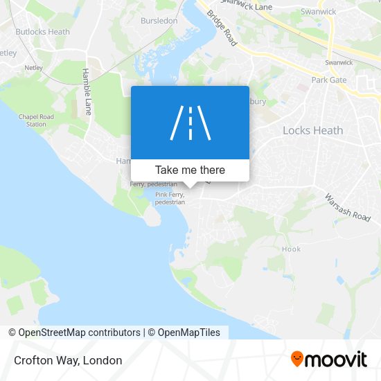 Crofton Way map