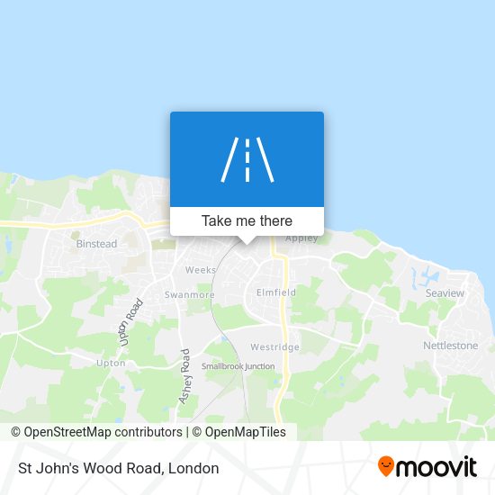 St John's Wood Road map