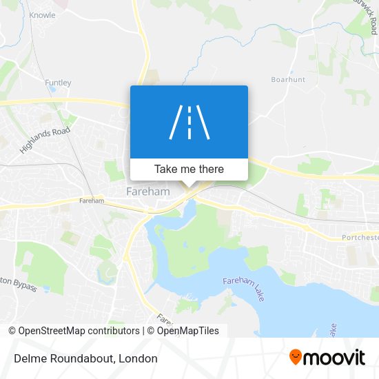 Delme Roundabout map