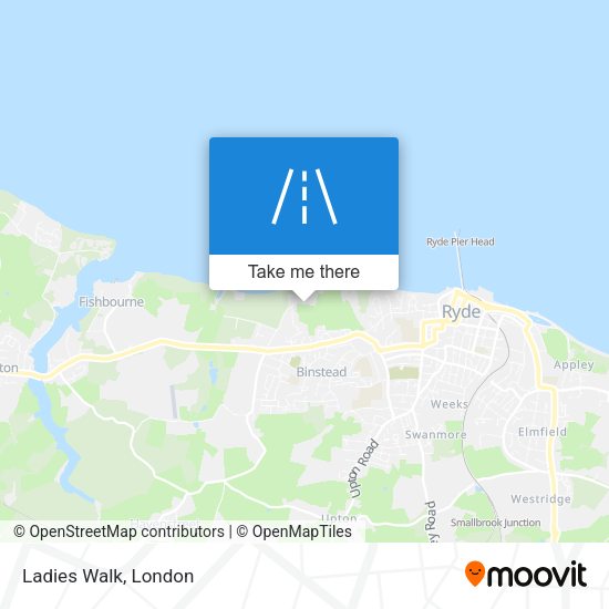 Ladies Walk map