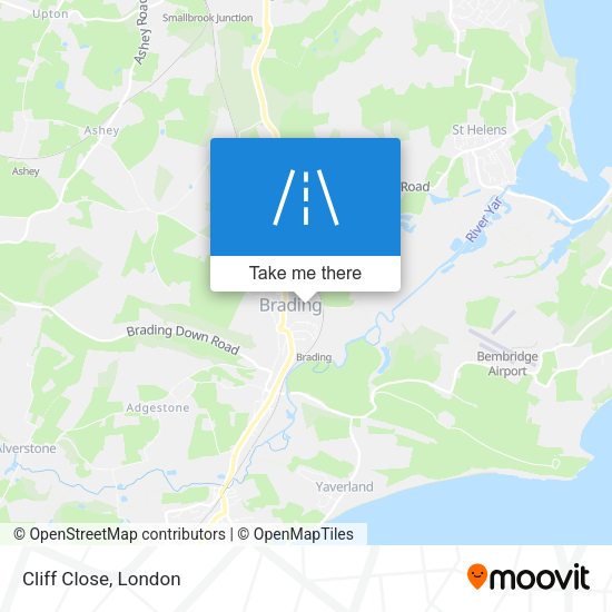 Cliff Close map
