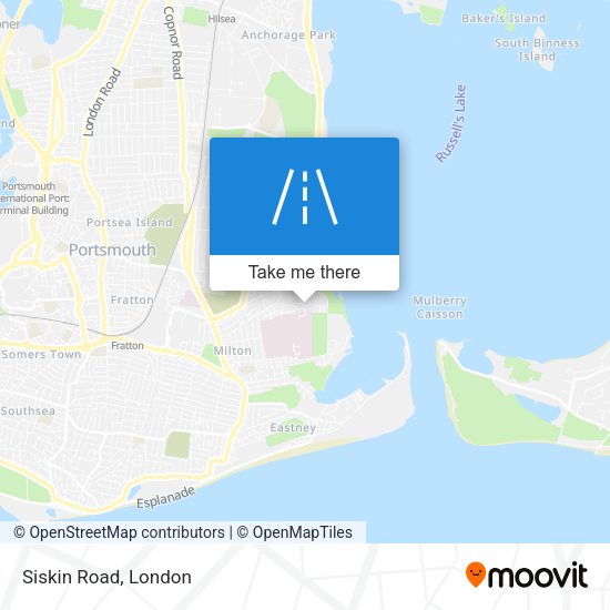 Siskin Road map