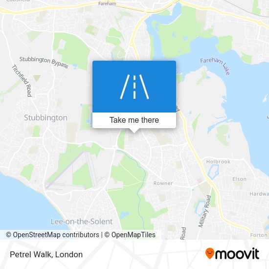 Petrel Walk map
