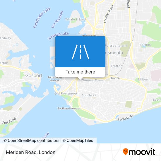 Meriden Road map