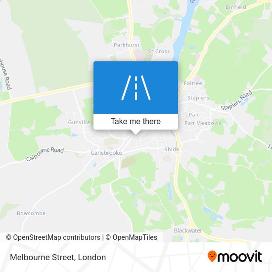 Melbourne Street map