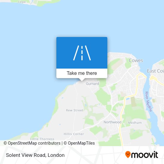 Solent View Road map