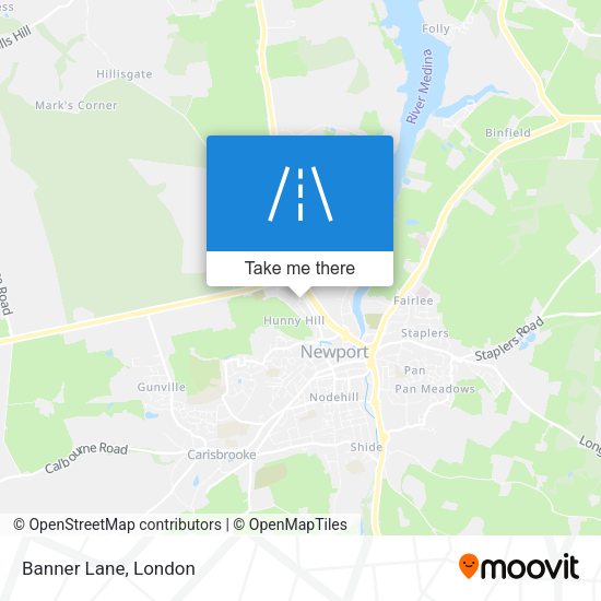 Banner Lane map