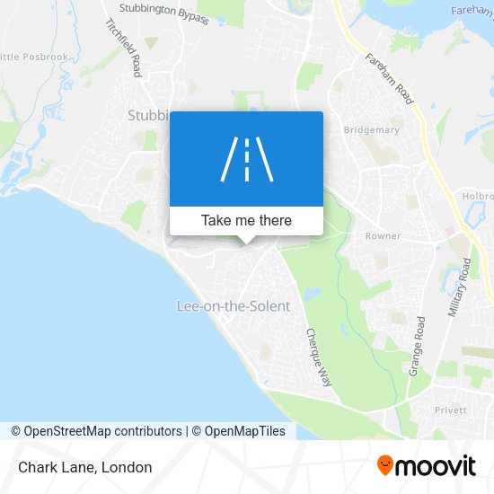 Chark Lane map