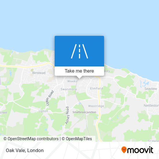 Oak Vale map