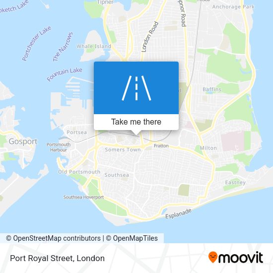 Port Royal Street map