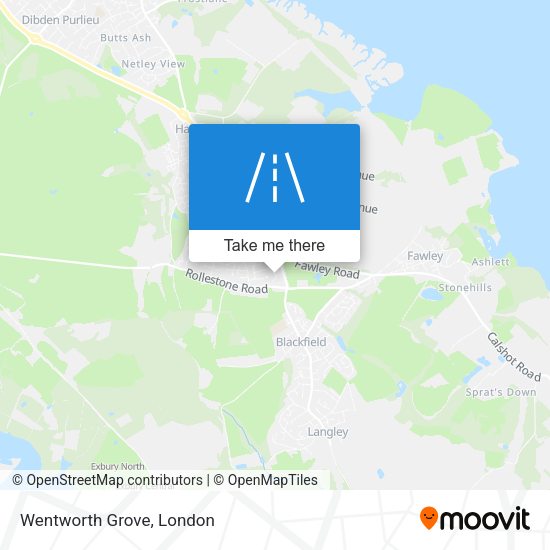 Wentworth Grove map