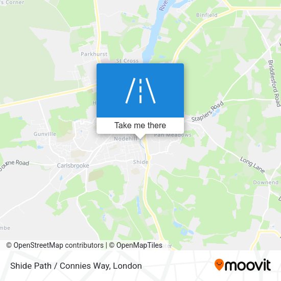 Shide Path / Connies Way map