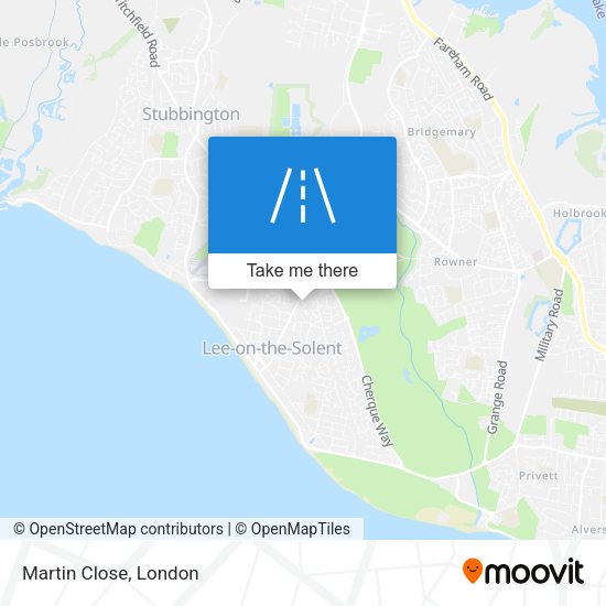 Martin Close map