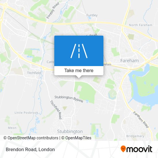 Brendon Road map