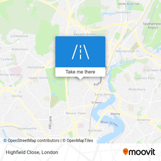 Highfield Close map