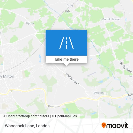 Woodcock Lane map